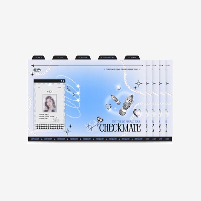 ITZY PROFILE SET- THE 1ST WORLD TOUR CHECKMATE