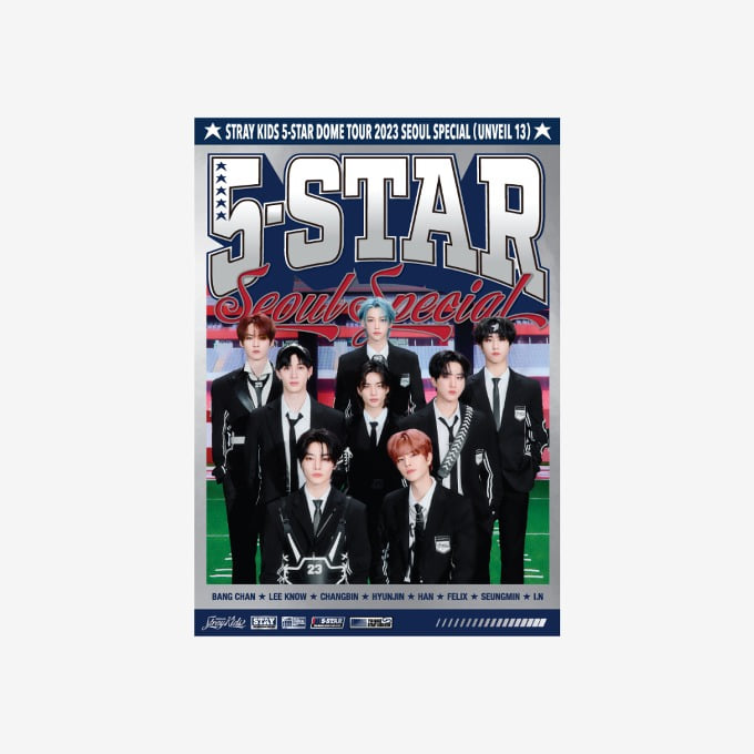 Stray Kids POSTER BOOK - 5-STAR Seoul Special