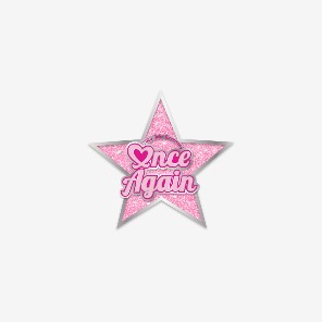 TWICE ONCE AGAIN BADGE - ONCE AGAIN